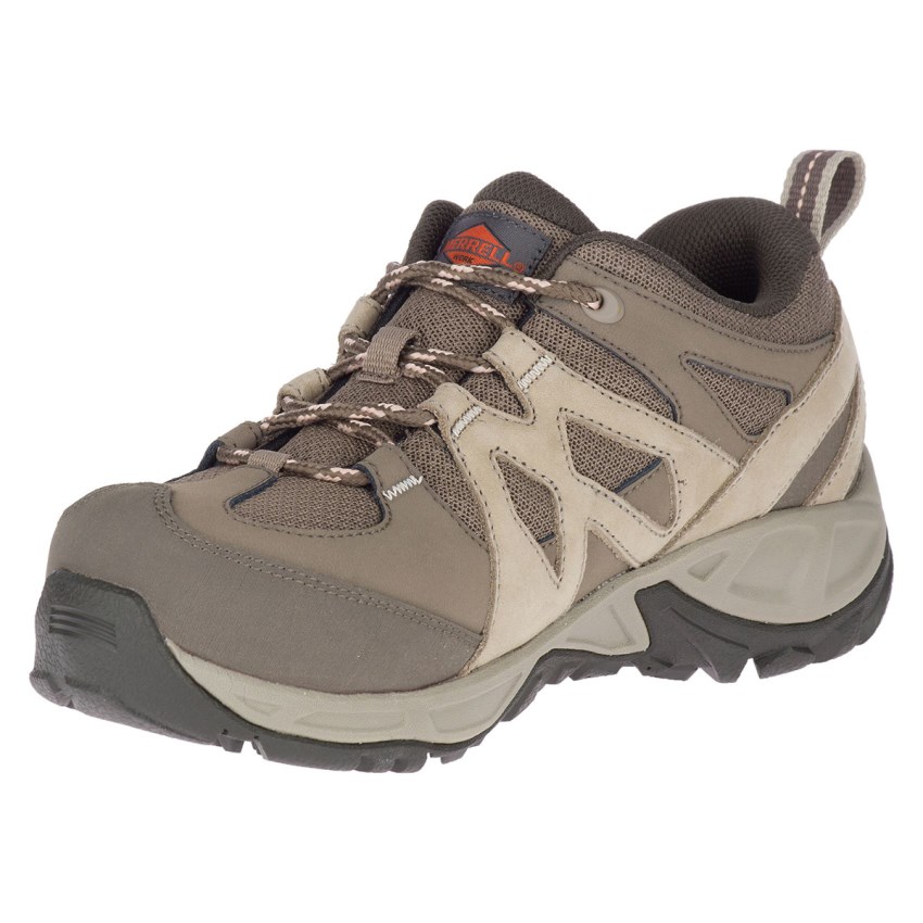 Chaussure de Securite Merrell Siren Alloy Toe Marron Clair Femme | R.T.IPUW